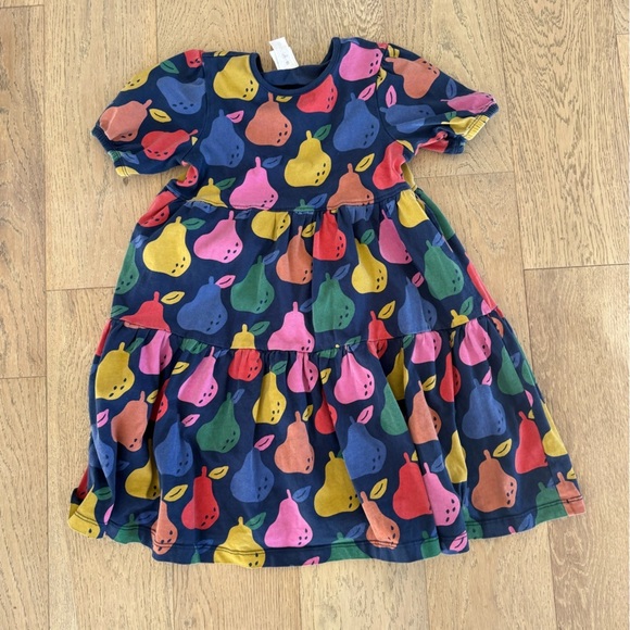 Hanna Andersson Other - Hanna Andersson Girls Pear Twirl Dress Blue Size 6-7